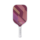 Darrahopens Sports & Fitness > Racquet Sports > Pickleball Fantasy Purple Striped Fiberglass Pickleball Paddle – Lightweight Shock-Absorbing Rackets for Outdoor Play