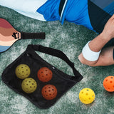 Darrahopens Sports & Fitness > Racquet Sports > Pickleball Lightweight 9-Ply Hard Basswood Pickleball Paddle Set with Curved Stripes Design - 4 Durable Paddles + 4 Balls + Ball Mesh Bag + Carrying Backpack for Indoor & Outdoor Play - Professional Size Construction, Breathable Non-Slip Grip