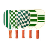 Darrahopens Sports & Fitness > Racquet Sports > Pickleball Style 4 White And Green T700 Carbon Fiber & Fiberglass Pickleball Paddle - Lightweight 220g with Anti-Slip TPU Grip for Training & Competition