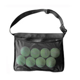 Darrahopens Sports & Fitness > Racquet Sports > Pickleball Tennis Ball Band Holder Mesh Bag Inner Zipper Pocket Adjustable Tennic Wasit Pouch for Training Match Outdoor In Australia - Darrahopens