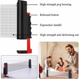 Darrahopens Sports & Fitness > Racquet Sports > Table Tennis Retractable Table Tennis Net, Portable Table Tennis Net Stand, Perfect For Ping Pong Table, Desk, Dining Table,
