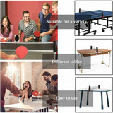 Darrahopens Sports & Fitness > Racquet Sports > Table Tennis Retractable Table Tennis Net, Portable Table Tennis Net Stand, Perfect For Ping Pong Table, Desk, Dining Table,