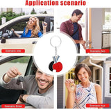 Darrahopens Sports & Fitness > Racquet Sports > Table Tennis Table Tennis Racket Keychain - Sports Keychain Table Tennis Racket Bag Ornament | Table Tennis Key Holder Keychain
