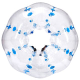 Darrahopens Sports & Fitness > Racquet Sports > Table Tennis VEVOR Inflatable Bumper Ball 1-Pack, 5FT/1.5M Body Sumo Zorb Balls for Teen & Adult, 0.8mm Thick PVC Human Hamster Bubble Balls for Outdoor Team Gaming Play, Bumper Bopper Toys for Garden, Yard, Park