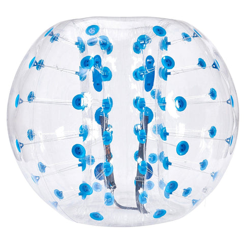Darrahopens Sports & Fitness > Racquet Sports > Table Tennis VEVOR Inflatable Bumper Ball 1-Pack, 5FT/1.5M Body Sumo Zorb Balls for Teen & Adult, 0.8mm Thick PVC Human Hamster Bubble Balls for Outdoor Team Gaming Play, Bumper Bopper Toys for Garden, Yard, Park