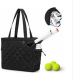 Darrahopens Sports & Fitness > Racquet Sports > Tennis Backpack - Tennis bag - Handbag - Sports bag - Waterproof racket bag - Suitable for multiple rackets with shoe compartment - Black