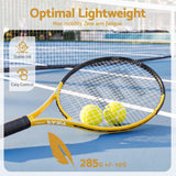 Darrahopens Sports & Fitness > Racquet Sports > Tennis Everfit 27 Inch Tennis Racket Set of 2 Pack 27 Inch Lightweight Cushioned Grip Gold In Australia - Darrahopens