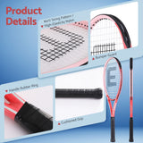 Darrahopens Sports & Fitness > Racquet Sports > Tennis Everfit Tennis Racket Set 2 Pack 27 Inch Lightweight Cushioned Grip for Adults Pink In Australia - Darrahopens