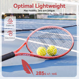 Darrahopens Sports & Fitness > Racquet Sports > Tennis Everfit Tennis Racket Set 2 Pack 27 Inch Lightweight Cushioned Grip for Adults Pink In Australia - Darrahopens