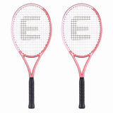 Darrahopens Sports & Fitness > Racquet Sports > Tennis Everfit Tennis Racket Set 2 Pack 27 Inch Lightweight Cushioned Grip for Adults Pink In Australia - Darrahopens