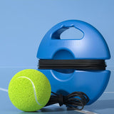 Darrahopens Sports & Fitness > Racquet Sports > Tennis Portable Self-Study Tennis Training Set -  Tennis Rebounder with High-Elasticity String, Baseboard & Durable Training Ball