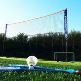 Darrahopens Sports & Fitness > Racquet Sports > Tennis Professional Portable Foldable Badminton Net Standard 5.1m Indoor Outdoor White