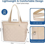 Darrahopens Sports & Fitness > Racquet Sports > Tennis Tennis Bag – Extra Large Sports Bag with Shoe Compartment – Suitable for 2-4 Rackets – Waterproof and Lightweight – Unisex（Beige）