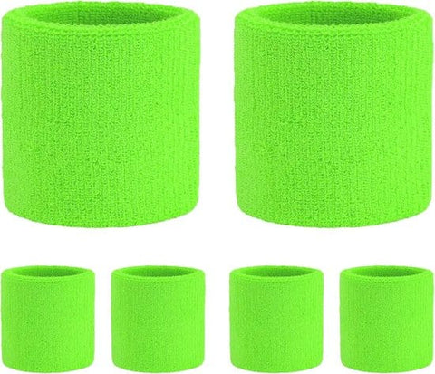 Darrahopens Sports & Fitness > Racquet Sports > Tennis Tennis Sweat-Wicking Wristbands - 3 Pairs - Unisex - Adult - Thickened Elastic Wristband - French Terry - Sports Wristband - Suitable for the Gym