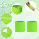 Darrahopens Sports & Fitness > Racquet Sports > Tennis Tennis Sweat-Wicking Wristbands - 3 Pairs - Unisex - Adult - Thickened Elastic Wristband - French Terry - Sports Wristband - Suitable for the Gym