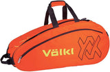 Darrahopens Sports & Fitness > Racquet Sports > Tennis Volkl Team Tennis Racquet Bag for 6 Rackets - Lava/Neon Yellow Combi V79102