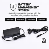 Darrahopens Sports & Fitness > Scooters, Hoverboards & Accessories > Electric Scooters ALPHA Urban 10 Electric Scooter, 35km/h, Suspension, 35km Range, 10-Inch Wheels, Brushless Motor, Free APP, Motorised Commuter eScooter for Adults, Grey