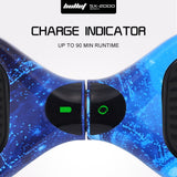 Darrahopens Sports & Fitness > Scooters, Hoverboards & Accessories > Hoverboards BULLET SX-2000 Hoverboard Scooter, 500W Brushless, Superior Self Balancing System, UL Certified, LED Lights, Blue Galaxy