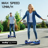 Darrahopens Sports & Fitness > Scooters, Hoverboards & Accessories > Hoverboards BULLET SX-2000 Hoverboard Scooter, 500W Brushless, Superior Self Balancing System, UL Certified, LED Lights, Blue Galaxy