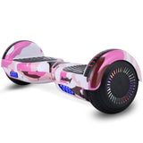 Darrahopens Sports & Fitness > Scooters, Hoverboards & Accessories > Hoverboards BULLET SX-2000 Hoverboard Scooter, 500W Brushless, Superior Self Balancing System, UL Certified, LED Lights, Pink Camo