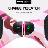Darrahopens Sports & Fitness > Scooters, Hoverboards & Accessories > Hoverboards BULLET SX-2000 Hoverboard Scooter, 500W Brushless, Superior Self Balancing System, UL Certified, LED Lights, Pink Camo
