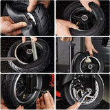 Darrahopens Sports & Fitness > Scooters, Hoverboards & Accessories > Scooter Accessories 2 Pack Inner Tube 10X2.50 10" Replacement For 10 Inch Smart Self Balancing Electric Scooter For 36V 48V 400W 500W 800W