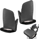 Darrahopens Sports & Fitness > Scooters, Hoverboards & Accessories > Scooter Accessories Motorcycle handlebar gloves - riding gloves - PU leather motorcycle handlebar gloves - winter motorcycle gloves - warm gloves - electric scooter gloves - daily commuting gloves for men and women