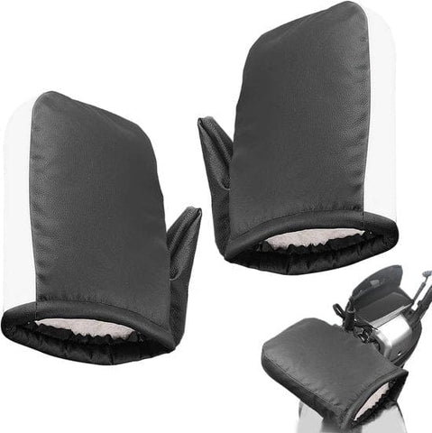 Darrahopens Sports & Fitness > Scooters, Hoverboards & Accessories > Scooter Accessories Motorcycle handlebar gloves - riding gloves - PU leather motorcycle handlebar gloves - winter motorcycle gloves - warm gloves - electric scooter gloves - daily commuting gloves for men and women