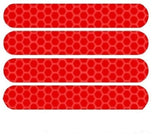 Darrahopens Sports & Fitness > Scooters, Hoverboards & Accessories > Scooter Accessories Reflective Tape (2 Colors) - Reflective Stickers for Bicycles - Warning Reflective Stickers - Suitable for Electric Scooters, Bicycles and Motorcycles