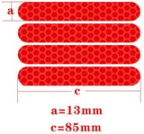 Darrahopens Sports & Fitness > Scooters, Hoverboards & Accessories > Scooter Accessories Reflective Tape (2 Colors) - Reflective Stickers for Bicycles - Warning Reflective Stickers - Suitable for Electric Scooters, Bicycles and Motorcycles