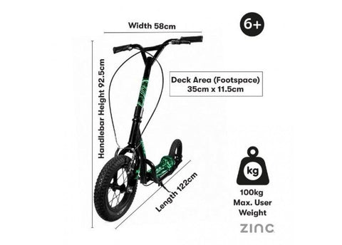 Darrahopens Sports & Fitness > Scooters, Hoverboards & Accessories > Scooter Accessories Zinc Glow Radikal BMX Scooter In Australia - Darrahopens