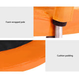 Darrahopens Sports & Fitness > Trampolines Everfit Trampoline 6FT Kids Trampolines Cover Safety Net Pad Gift Orange