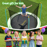 Darrahopens Sports & Fitness > Trampolines > Trampolines & Accessories Bestway 8ft Trampoline Kids Rebounder Safety Net Enclosure Outdoor Fitness 2.44m for Ages 6+