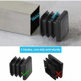 Darrahopens Sports & Fitness > Trampolines > Trampolines & Accessories Decareta 20 pcs Chair Leg Cap, Square Pipe Cap, Plastic Square Post Cap For Furniture Feet Trampoline Cabinet Shelf