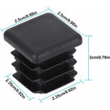 Darrahopens Sports & Fitness > Trampolines > Trampolines & Accessories Decareta 20 pcs Chair Leg Cap, Square Pipe Cap, Plastic Square Post Cap For Furniture Feet Trampoline Cabinet Shelf