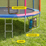 Darrahopens Sports & Fitness > Trampolines > Trampolines & Accessories Everfit 14FT Kids Trampoline Rebounder with Enclosure Net Storage Bag In Australia - Darrahopens