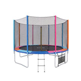 Darrahopens Sports & Fitness > Trampolines > Trampolines & Accessories Everfit 14FT Kids Trampoline Rebounder with Enclosure Net Storage Bag In Australia - Darrahopens