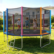 Everfit 16FT Kids Trampoline Rebounder with Enclosure Net Storage Bag In Australia - Darrahopens