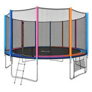 Darrahopens Sports & Fitness > Trampolines > Trampolines & Accessories Everfit 16FT Kids Trampoline Rebounder with Enclosure Net Storage Bag In Australia - Darrahopens
