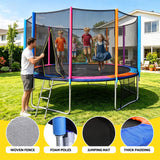 Darrahopens Sports & Fitness > Trampolines > Trampolines & Accessories Everfit 16FT Kids Trampoline Rebounder with Enclosure Net Storage Bag In Australia - Darrahopens