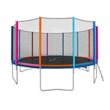 Everfit 16FT Kids Trampoline Rebounder with Enclosure Net Storage Bag In Australia - Darrahopens