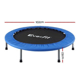 Darrahopens Sports & Fitness > Trampolines > Trampolines & Accessories Everfit 40-Inch Fitness Trampoline Rebounder Mini Round Trampoline Home Workouts