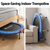 Darrahopens Sports & Fitness > Trampolines > Trampolines & Accessories Everfit 40-Inch Fitness Trampoline Rebounder Mini Round Trampoline Home Workouts