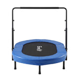 Darrahopens Sports & Fitness > Trampolines > Trampolines & Accessories Everfit 56-Inch Foldable Fitness Trampoline Indoor Rebounder Adjustable Handrail