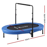 Darrahopens Sports & Fitness > Trampolines > Trampolines & Accessories Everfit 56-Inch Foldable Fitness Trampoline Indoor Rebounder Adjustable Handrail