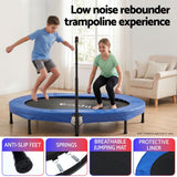 Darrahopens Sports & Fitness > Trampolines > Trampolines & Accessories Everfit 56-Inch Foldable Fitness Trampoline Indoor Rebounder Adjustable Handrail