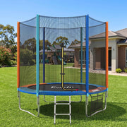 Everfit 6FT Kids Trampoline Rebounder with Enclosure Net Storage Bag In Australia - Darrahopens