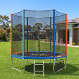 Everfit 6FT Kids Trampoline Rebounder with Enclosure Net Storage Bag In Australia - Darrahopens