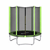 Darrahopens Sports & Fitness > Trampolines > Trampolines & Accessories Everfit 6FT Kids Trampoline Round Rebounder with Enclosure Net Green In Australia - Darrahopens