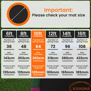 Darrahopens Sports & Fitness > Trampolines > Trampolines & Accessories Kahuna 10ft Replacement Trampoline Safety Pad Cover and Jumping Spring Mat - Orange